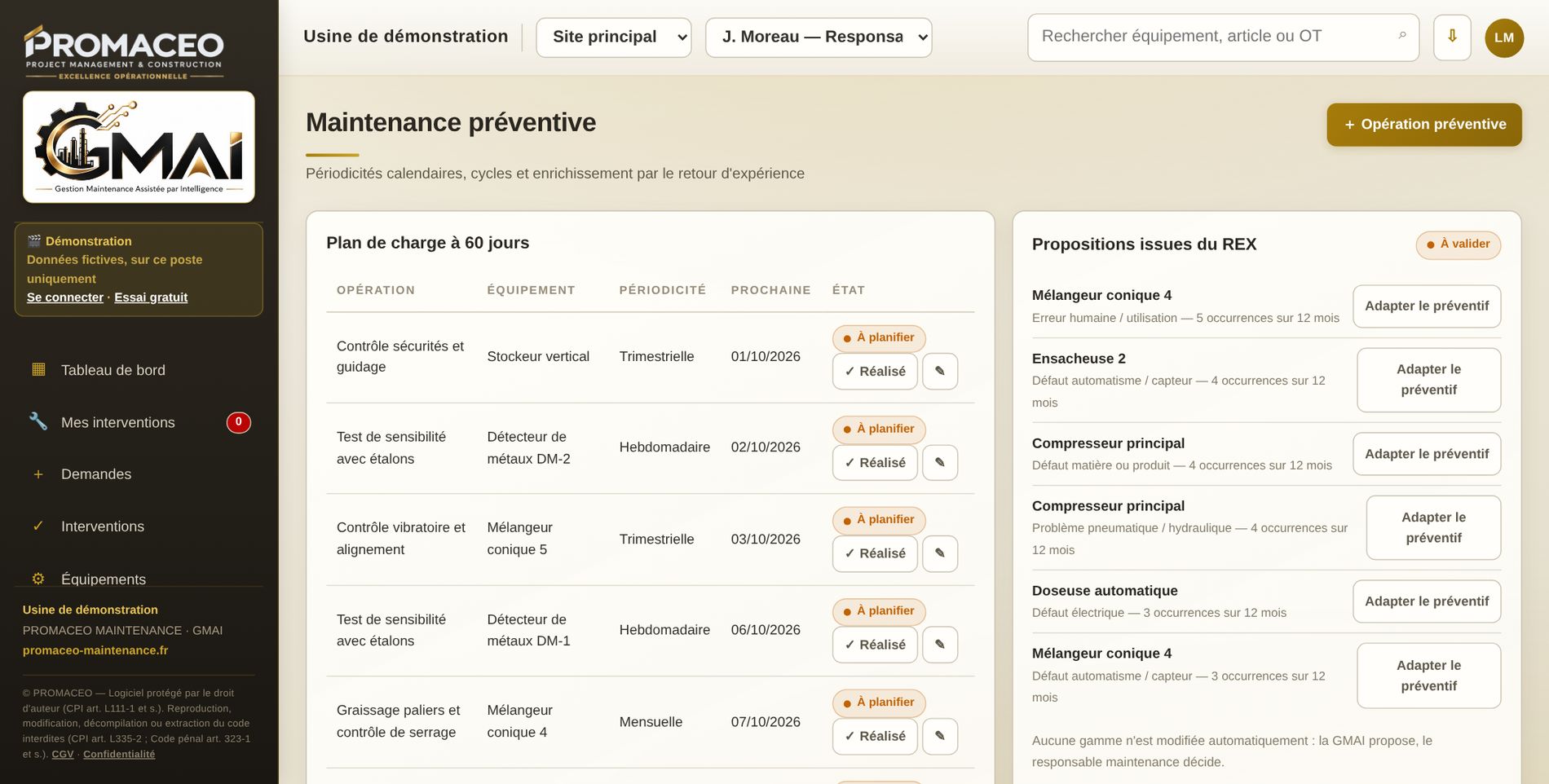 Maintenance préventive
